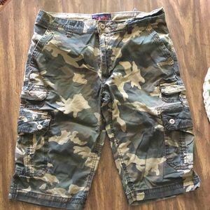 Camo Cargo Shorts